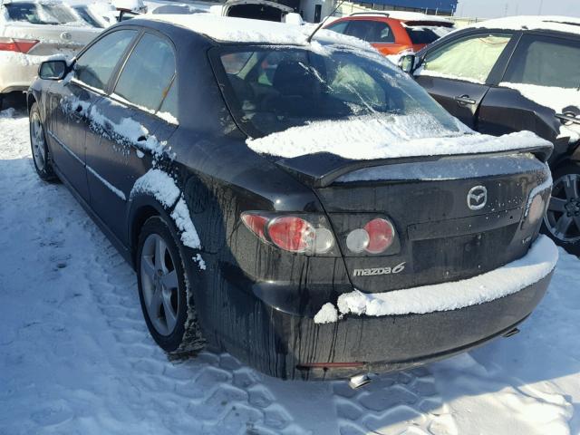 1YVHP80D265M46530 - 2006 MAZDA 6 S BLACK photo 3