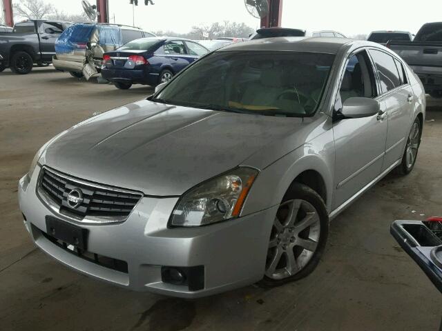 1N4BA41E97C806974 - 2007 NISSAN MAXIMA SE SILVER photo 2