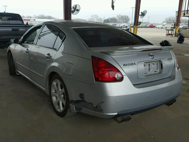 1N4BA41E97C806974 - 2007 NISSAN MAXIMA SE SILVER photo 3