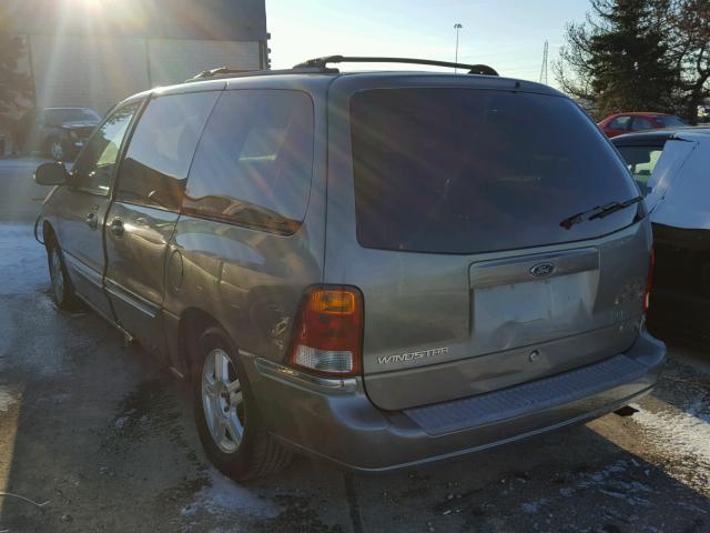 2FMZA52451BC33000 - 2001 FORD WINDSTAR S GRAY photo 3