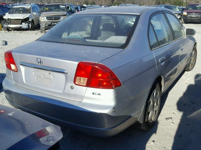 1HGES26712L068133 - 2002 HONDA CIVIC EX SILVER photo 4