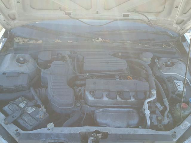 1HGES26712L068133 - 2002 HONDA CIVIC EX SILVER photo 7