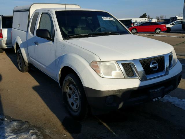 1N6BD0CT6CC421031 - 2012 NISSAN FRONTIER S WHITE photo 1