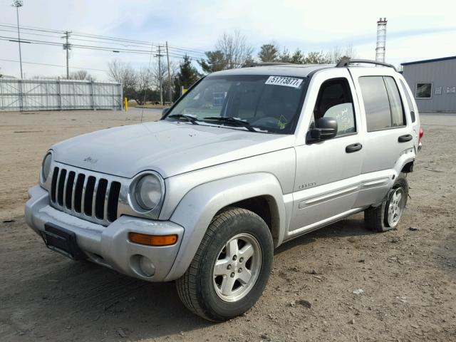 1J4GL58K34W148987 - 2004 JEEP LIBERTY LI SILVER photo 2