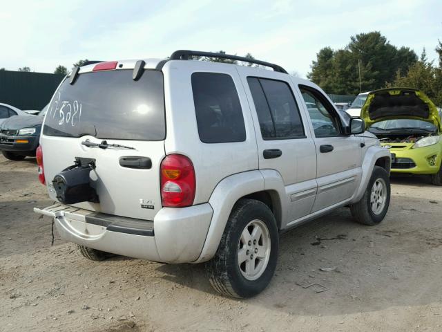 1J4GL58K34W148987 - 2004 JEEP LIBERTY LI SILVER photo 4