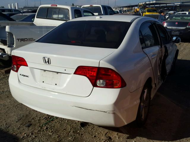 2HGFA16857H510698 - 2007 HONDA CIVIC EX WHITE photo 4