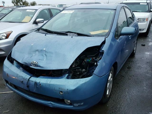 JTDKB20U957049892 - 2005 TOYOTA PRIUS BLUE photo 2