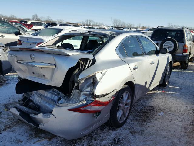 1N4AA5AP6BC865444 - 2011 NISSAN MAXIMA S SILVER photo 4