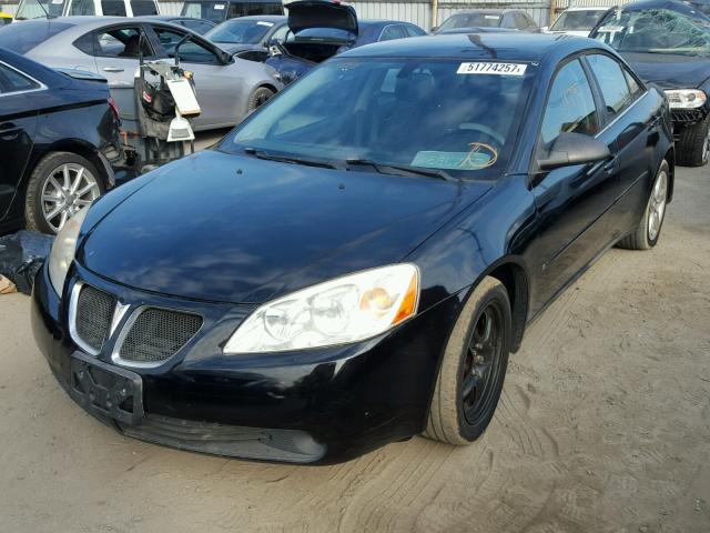 1G2ZG58B174245287 - 2007 PONTIAC G6 BASE BLACK photo 2