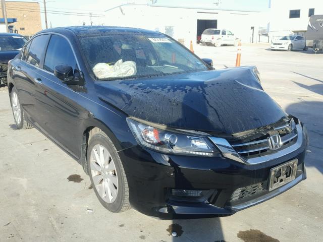 1HGCR2F85EA172877 - 2014 HONDA ACCORD EXL BLACK photo 1