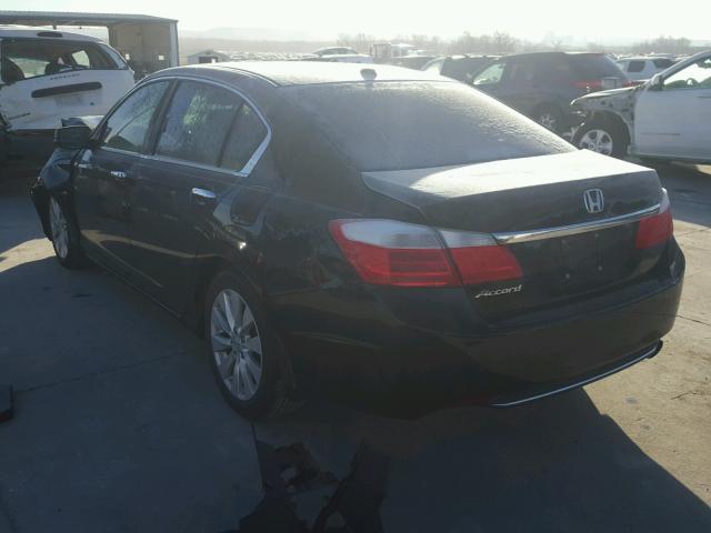 1HGCR2F85EA172877 - 2014 HONDA ACCORD EXL BLACK photo 3