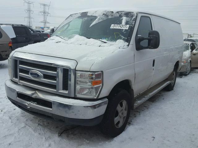 1FTNE24W18DA51755 - 2008 FORD ECONOLINE WHITE photo 2