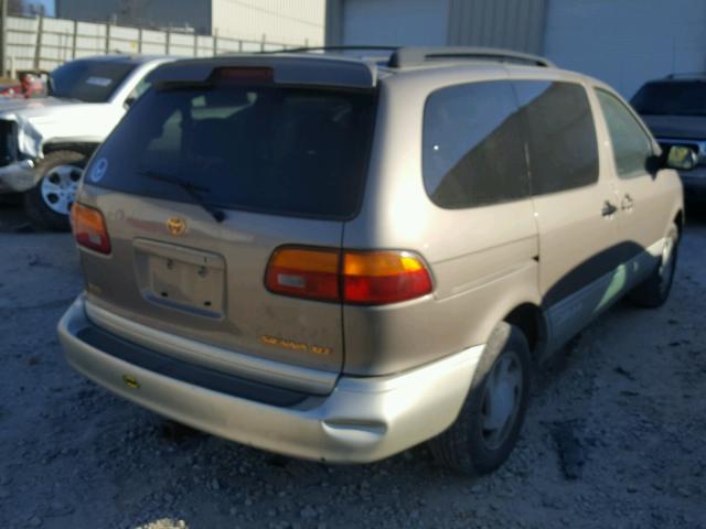 4T3ZF13C2WU079595 - 1998 TOYOTA SIENNA LE TAN photo 4