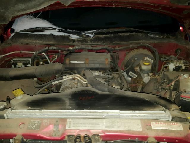 1B7HC13Y8WJ164312 - 1998 DODGE RAM 1500 RED photo 7