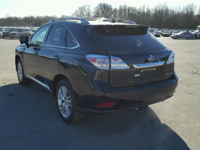 JTJBC1BA9B2041341 - 2011 LEXUS RX 450 BLACK photo 3