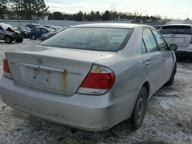 4T1BE32K26U720035 - 2006 TOYOTA CAMRY LE SILVER photo 4