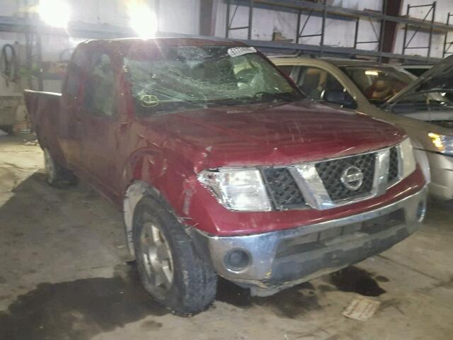 1N6AD06W67C426608 - 2007 NISSAN FRONTIER K RED photo 1