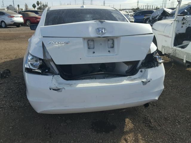 1HGCP26858A157838 - 2008 HONDA ACCORD EXL WHITE photo 9