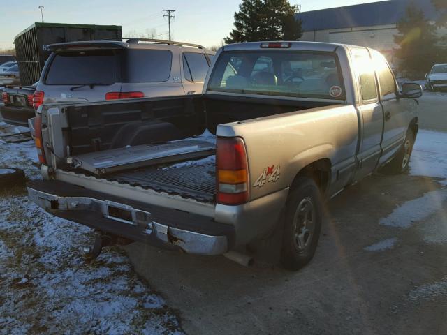 1GCEK19VXYE199318 - 2000 CHEVROLET SILVERADO TAN photo 4