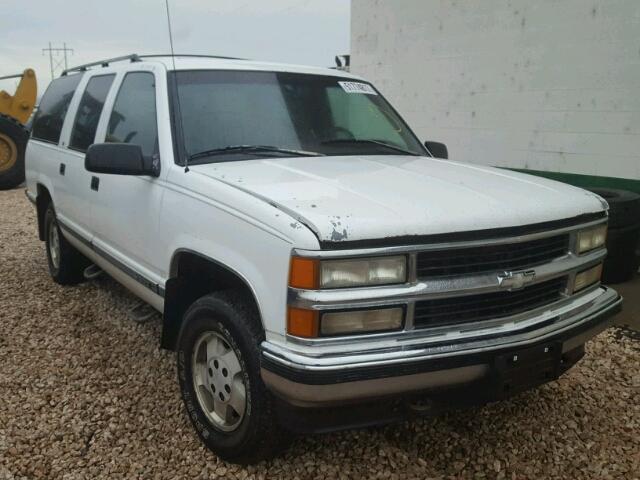 1GNFK16K5SJ434809 - 1995 CHEVROLET SUBURBAN K WHITE photo 1