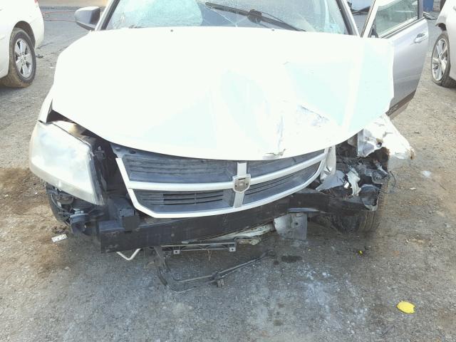 1B3LC46K68N586756 - 2008 DODGE AVENGER SE SILVER photo 7