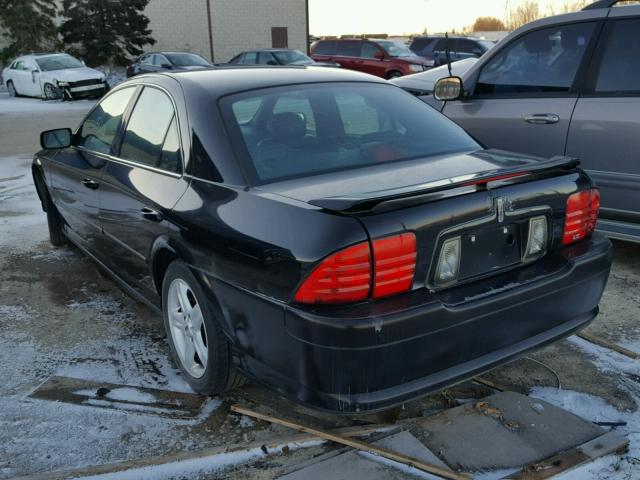 1LNHM86S8YY866441 - 2000 LINCOLN LS BLACK photo 3