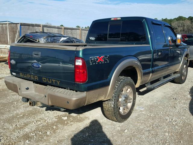 1FT7W2BT1BEB44579 - 2011 FORD F250 SUPER GREEN photo 4