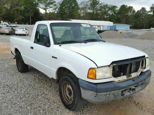 1FTYR10D54PB07737 - 2004 FORD RANGER WHITE photo 1