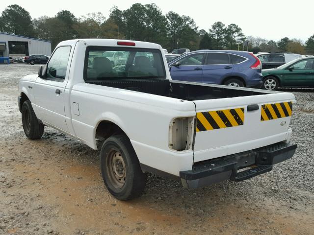 1FTYR10D54PB07737 - 2004 FORD RANGER WHITE photo 3