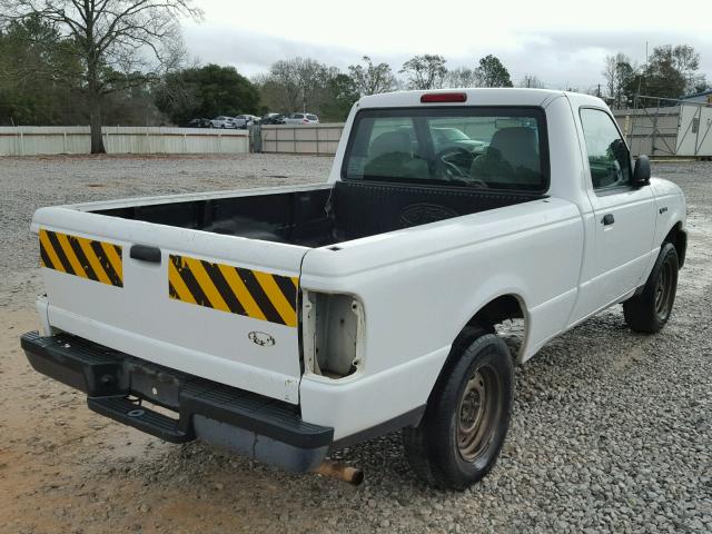 1FTYR10D54PB07737 - 2004 FORD RANGER WHITE photo 4