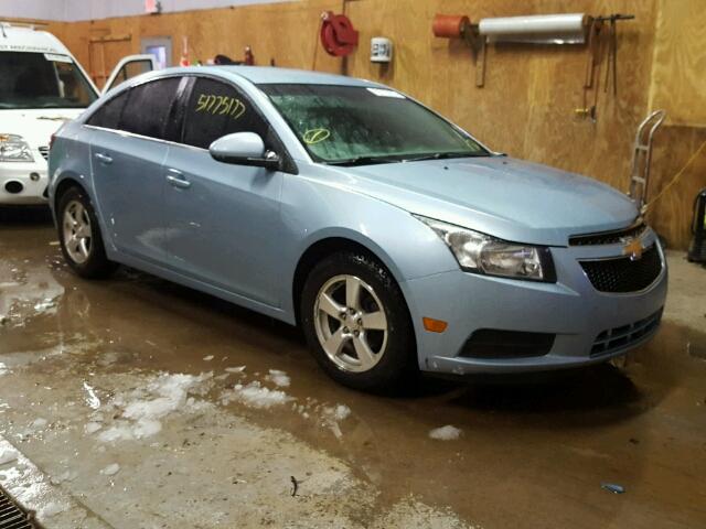 1G1PF5SC8C7315893 - 2012 CHEVROLET CRUZE LT BLUE photo 1