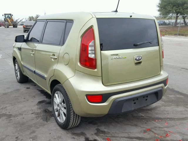 KNDJT2A65D7525594 - 2013 KIA SOUL + GREEN photo 3