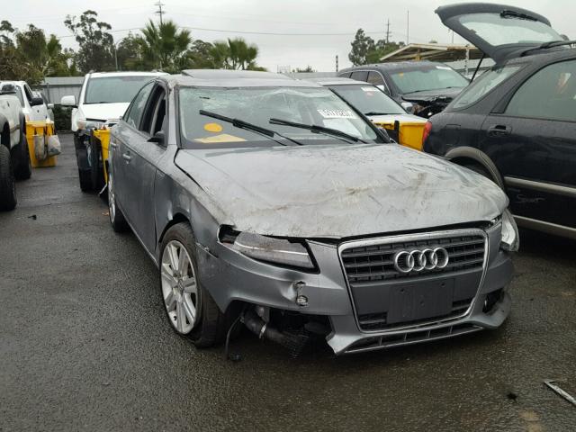 WAUAFAFL6BN028365 - 2011 AUDI A4 PREMIUM GRAY photo 1