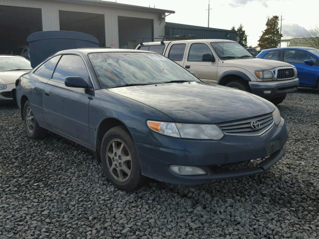 2T1CE22P32C008316 - 2002 TOYOTA CAMRY SOLA GREEN photo 1