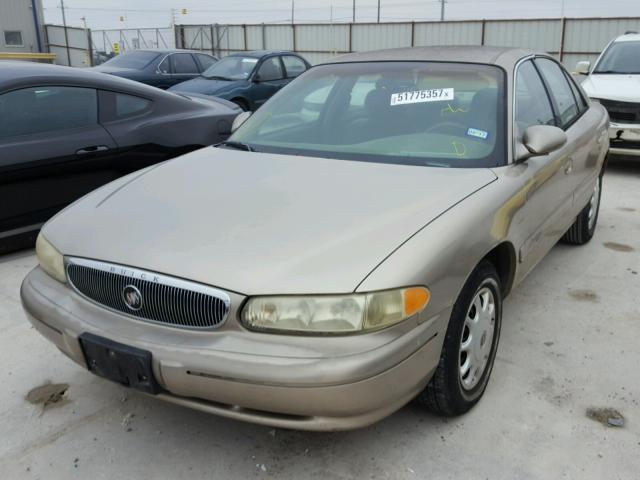 2G4WS52J5Y1122436 - 2000 BUICK CENTURY CU BEIGE photo 2