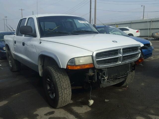 1D7HG48N23S141835 - 2003 DODGE DAKOTA QUA WHITE photo 1