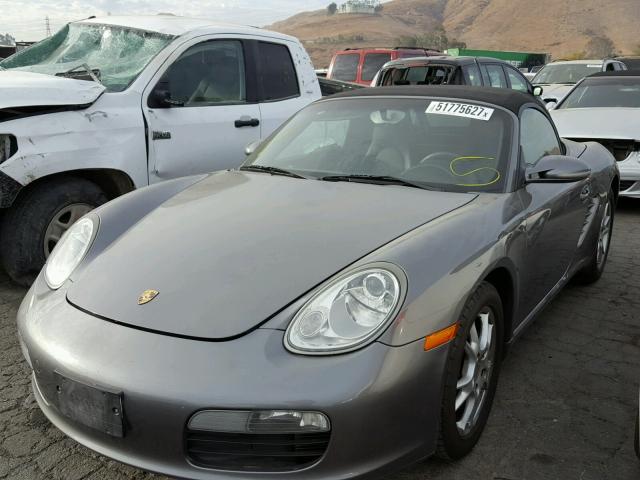 WP0CA298X8U711448 - 2008 PORSCHE BOXSTER GRAY photo 2