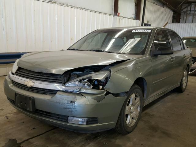 1G1ZU54845F150327 - 2005 CHEVROLET MALIBU LT GREEN photo 2