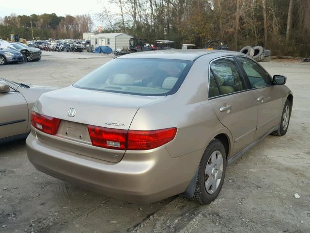 1HGCM564X5A066440 - 2005 HONDA ACCORD LX TAN photo 4