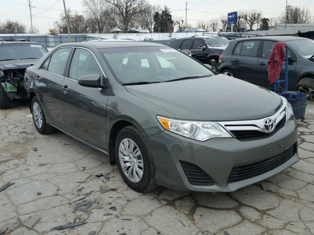 4T4BF1FK8ER382320 - 2014 TOYOTA CAMRY L GRAY photo 1