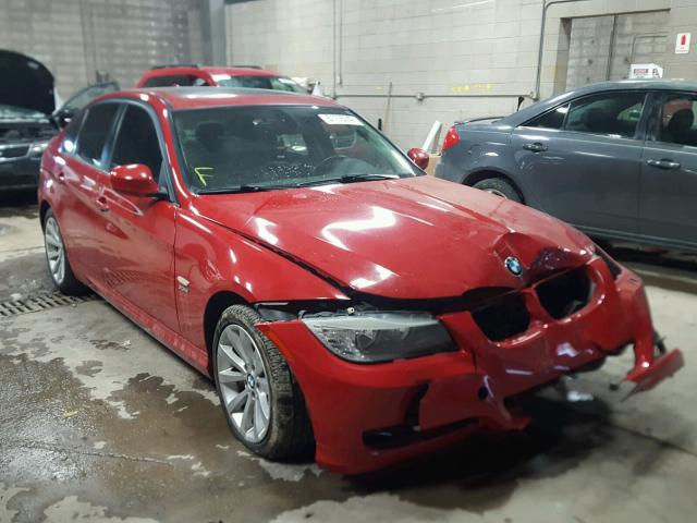 WBAPK5C53BA661352 - 2011 BMW 328 XI SUL RED photo 1