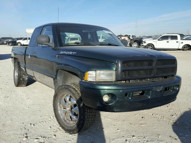 1B7HF13Y1XJ569324 - 1999 DODGE RAM 1500 GREEN photo 1