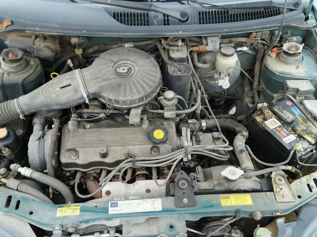 2C1MR5298T6777292 - 1996 GEO METRO BASE GREEN photo 7