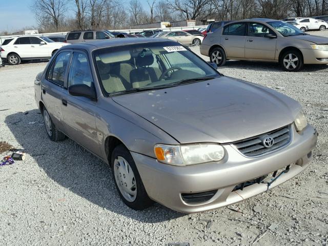 2T1BR12E81C390737 - 2001 TOYOTA COROLLA CE BEIGE photo 1