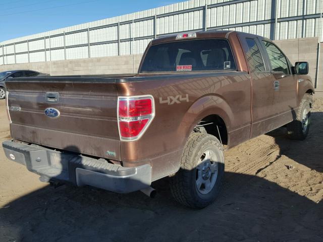 1FTFX1EF5BKE23379 - 2011 FORD F150 SUPER BROWN photo 4