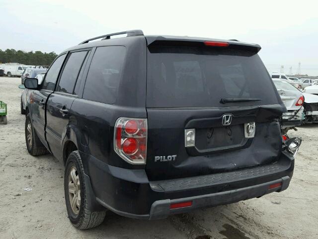 5FNYF28218B019589 - 2008 HONDA PILOT VP SILVER photo 3