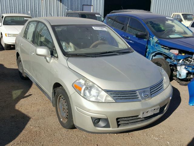 3N1BC11E27L412825 - 2007 NISSAN VERSA S GOLD photo 1