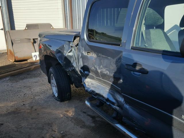 3GCEK13J18G230390 - 2008 CHEVROLET SILVERADO BLUE photo 9