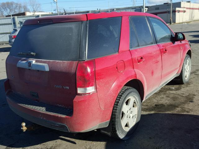 5GZCZ63446S840654 - 2006 SATURN VUE RED photo 4