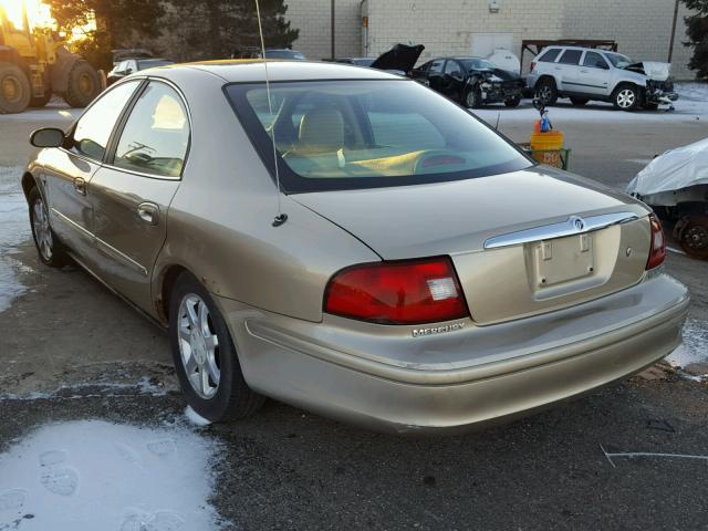 1MEFM55S2YG637723 - 2000 MERCURY SABLE LS P TAN photo 3